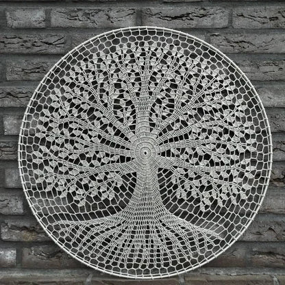 Tiziz Circle of Life Crochet Wall Hanging